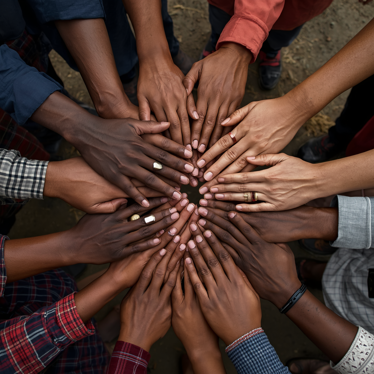A circle of love and compassion