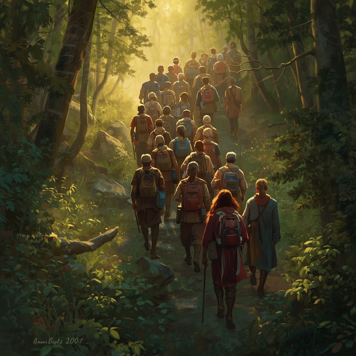 Beginning the sacred journey