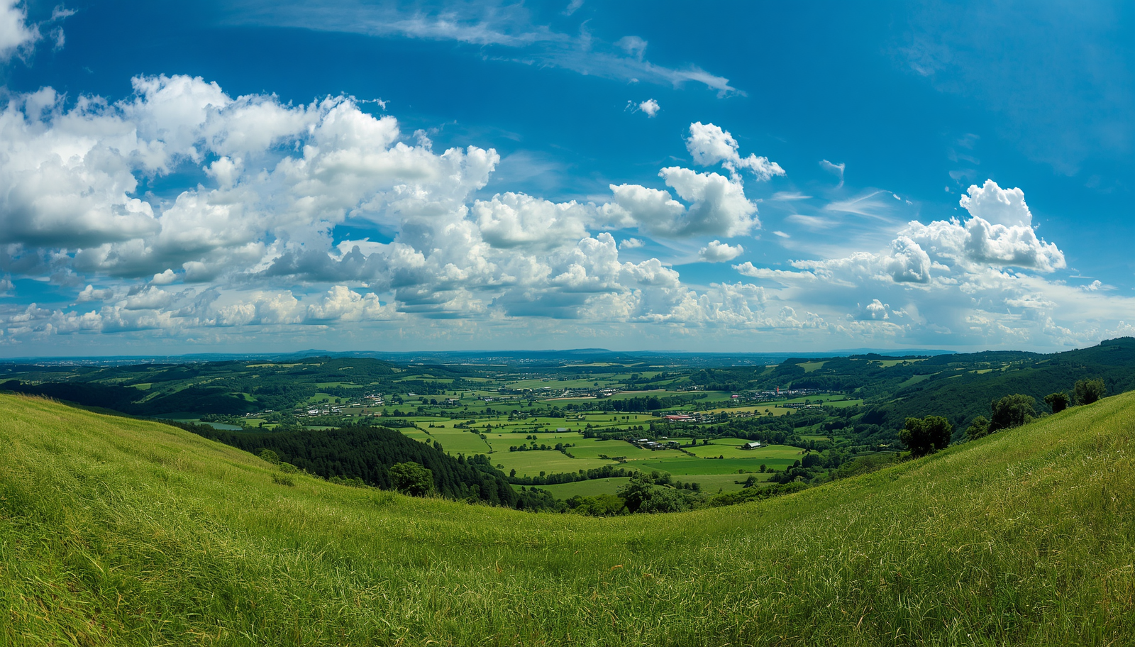 Wide landscape panorama